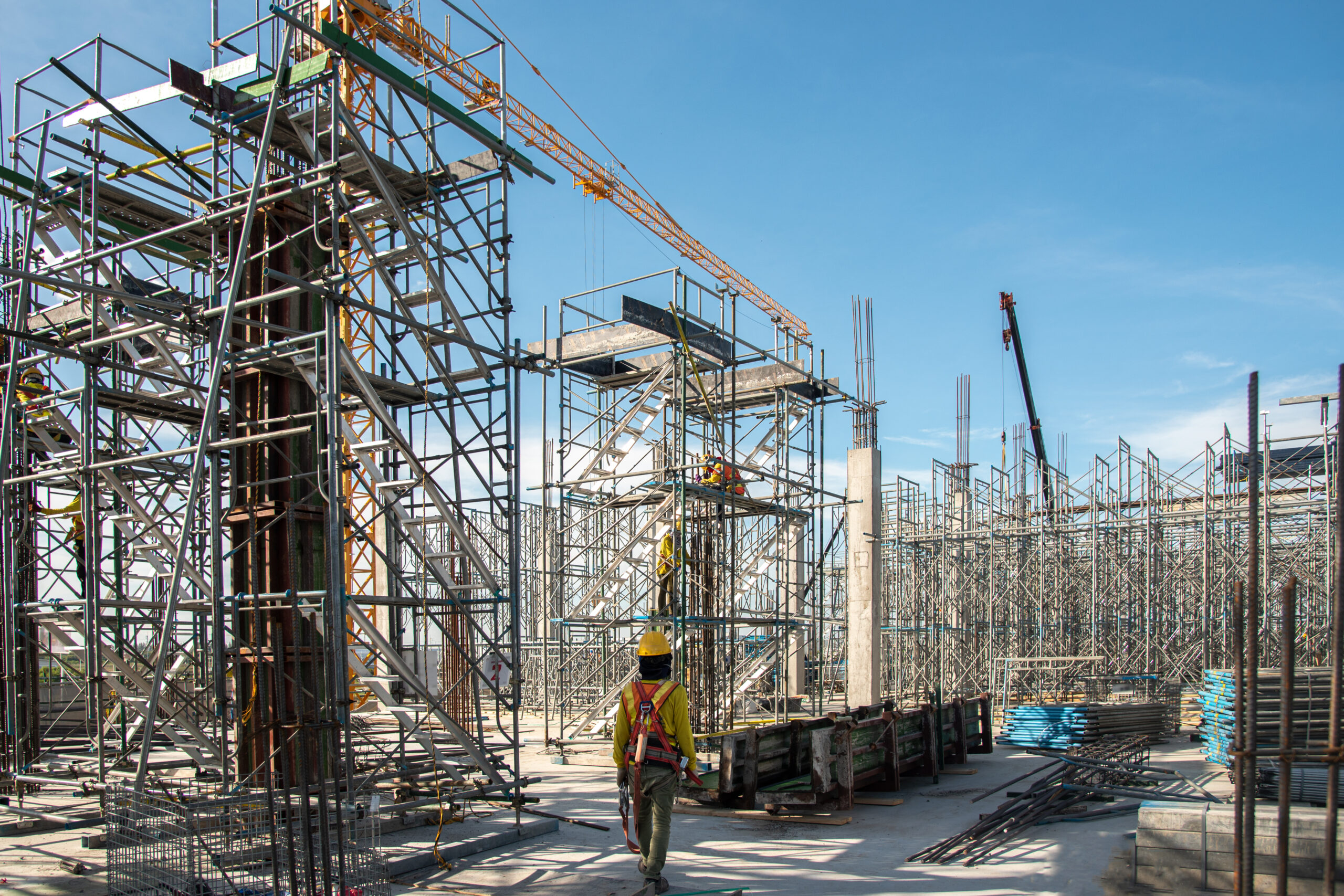 عمال البناء